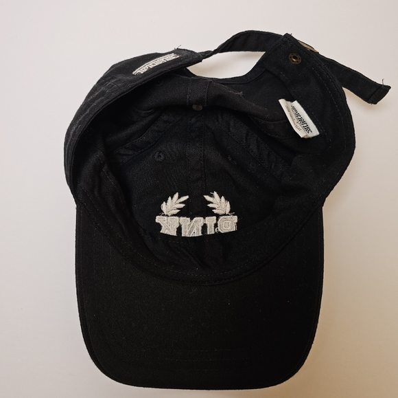 Victoria Secret Pink black embroidered cotton baseball cap - Picture 8 of 8